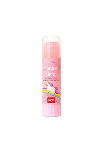 Legami, Colla Stick con Glitter, Glitter Rosa