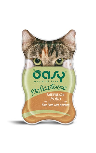 Oasy Adult Gatti Delicatesse Pollo Vaschetta 85gr