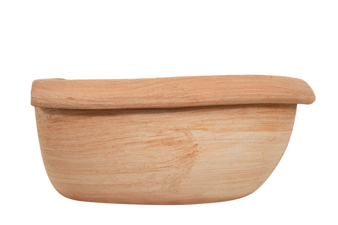 Biscottini Contenitore vasca in Terracotta 100% Made in Italy interamente lavorata a mano