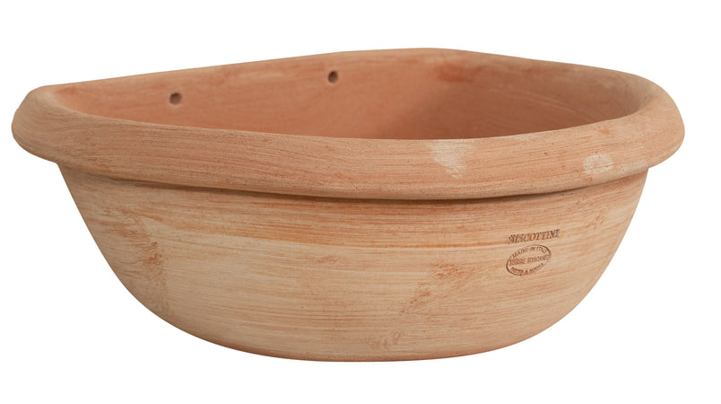 Biscottini Biscottini Vasca Contenitore Terracotta Galestro 45x35x15 Made Italy 100%