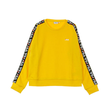 FILA Felpa Leggera Girocollo Corta Donna Tivka Crew Sweat Citrus da donna