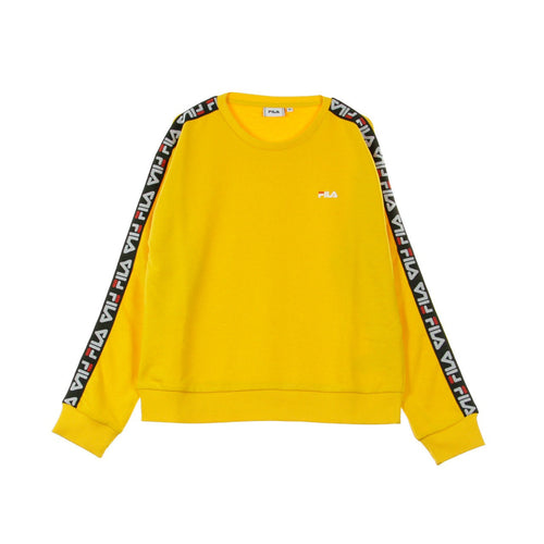 FILA Felpa Leggera Girocollo Corta Donna Tivka Crew Sweat Citrus da donna