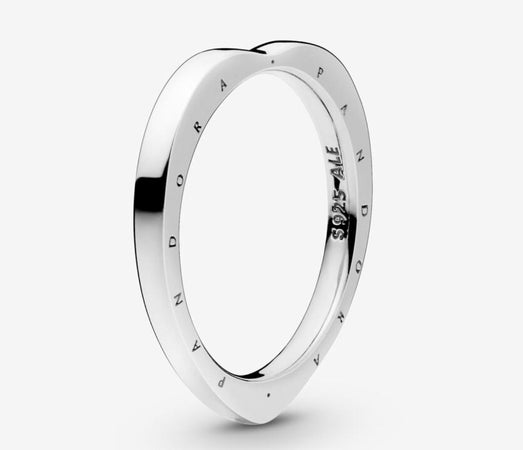 Pandora - ANELLO CON LOGO PANDORA A FORMA DI CUORE