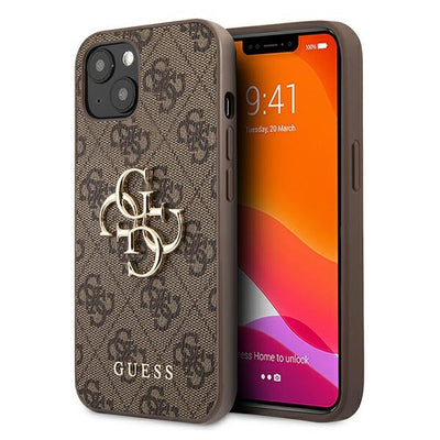 cover guess iphone 13 brown
