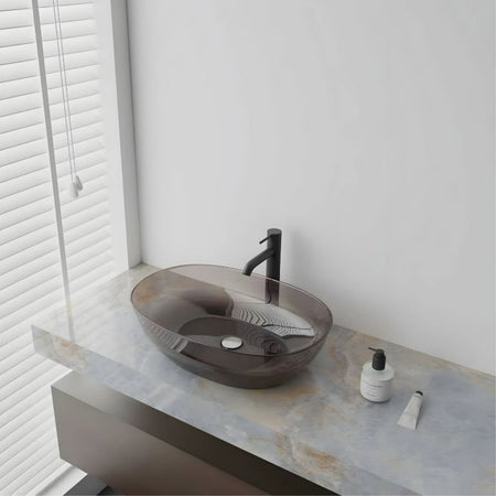 Lavabo da Appoggio BOWL in Resina Trasparente