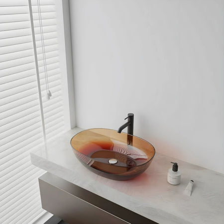 Lavabo da Appoggio BOWL in Resina Trasparente