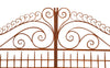 Biscottini CANCELLO IN FERRO L320XPR7XH245 CM battuto forgiato mano. Offerta Speciale