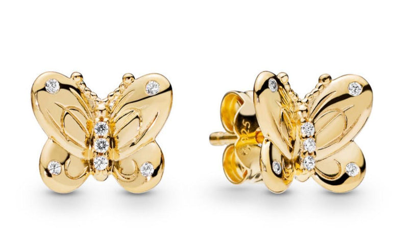 Pandora - Orecchini Pandora Farfalle Preziose