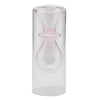 Vaso rosa Forme decorazione per fiori e piante da interno Ø8 x h20 cm