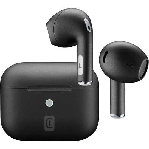 auricolare vivavoce bluetooth doppio con base di ricarica nero