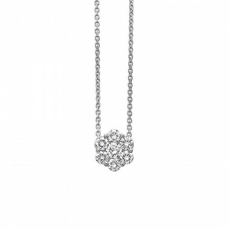 GIORGIO VISCONTI - COLLANA GIROCOLLO IN ORO BIANCO E DIAMANTI