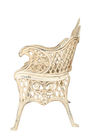 Biscottini Panchina Liberty in ghisa finitura anticata Molto robusta, stabile Offerta