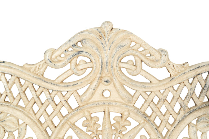 Biscottini Panchina Liberty in ghisa finitura anticata Molto robusta, stabile Offerta