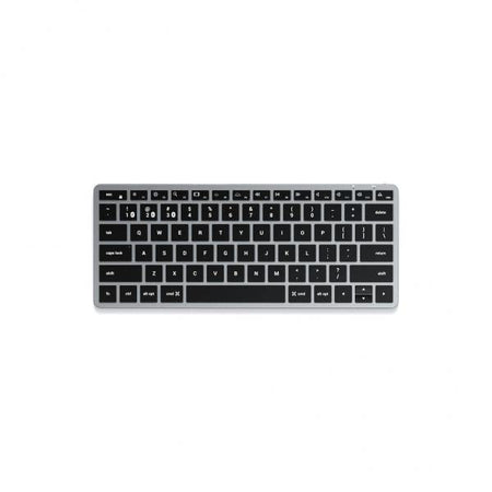 Satechi Slim X1 tastiera Ufficio Bluetooth QWERTY Inglese Nero, Grigio (Satechi Slim X1 - tastatur - QWERTY -)