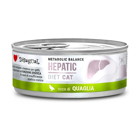 Disugual Metabolic Balance Hepatic gusto Quaglia per Gatti Adulti 85gr