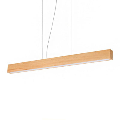 Lampadario classico led Ideal Lux CRAFT 284460 legno lampada soffitto rustica