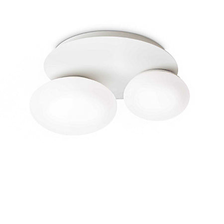 Plafoniera Ideal lux NINFEA 306957 GX53 LED bianco lampada soffitto parete moderna