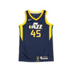 NIKE NBA Canotta Basket Uomo Nba Swingman Jersey Icon Edition No 45 Donovan Mitchell Utajaz Road College Navy/sundial da uomo