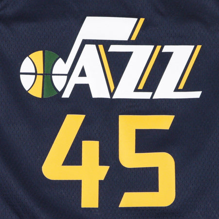 NIKE NBA Canotta Basket Uomo Nba Swingman Jersey Icon Edition No 45 Donovan Mitchell Utajaz Road College Navy/sundial da uomo