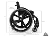 sedia a rotelle sportiva