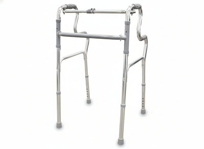 Deambulatore in alluminio con braccioli ergonomici