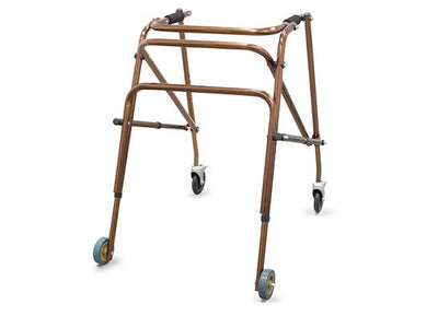 Deambulatore in alluminio a 4 ruote