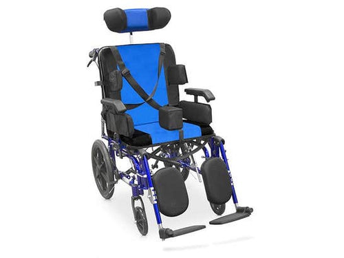 Sedia a rotelle neurologica estendibile, larghezza seduta 46 cm