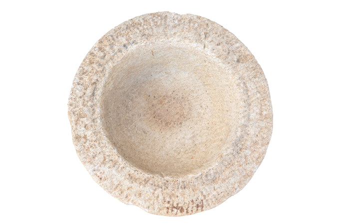 Biscottini Mortaio Antico Gigante Pietra Naturale Biscottini D54xH42 Arredo Giardino