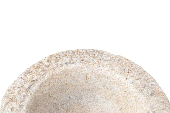 Biscottini Mortaio Antico Gigante Pietra Naturale Biscottini D54xH42 Arredo Giardino