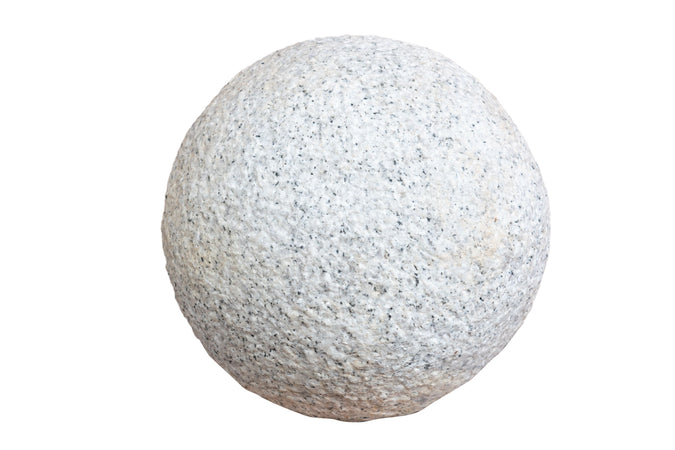 Biscottini Sfera decorativa pietra Biscottini fatta a mano design unico diametro 25 arredo