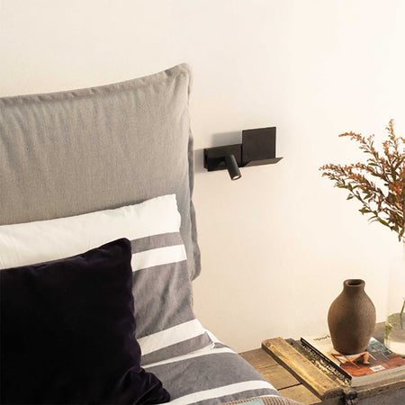 Applique led Ideal Lux KOMODO SX 250Lm lampada parete lettura direzionabile comodino