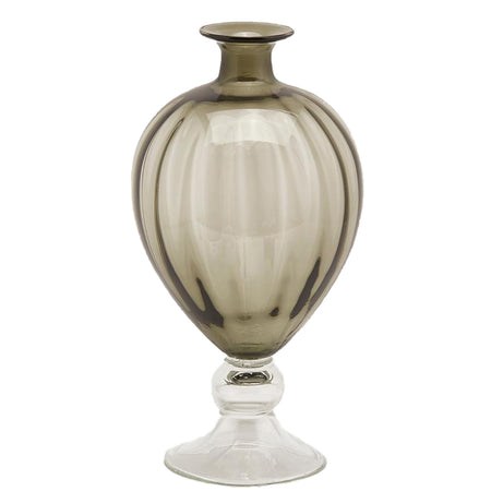 Vaso anfora elegante con base per fiori decorazione arredo ambiente interno