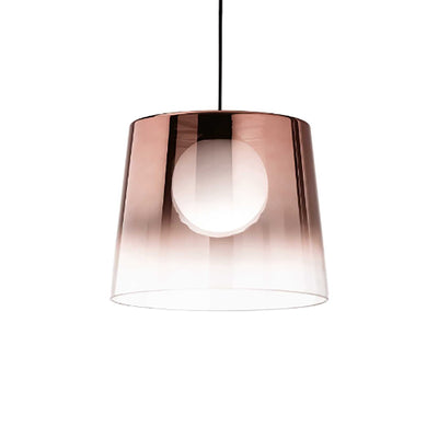 Lampadario vetro rame Ideal Lux FADE 271309 G9 LED lampada soffitto classica