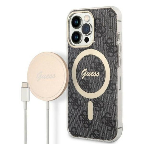 cover guess + caricabatterie magsafe iphone 13 pro max grey
