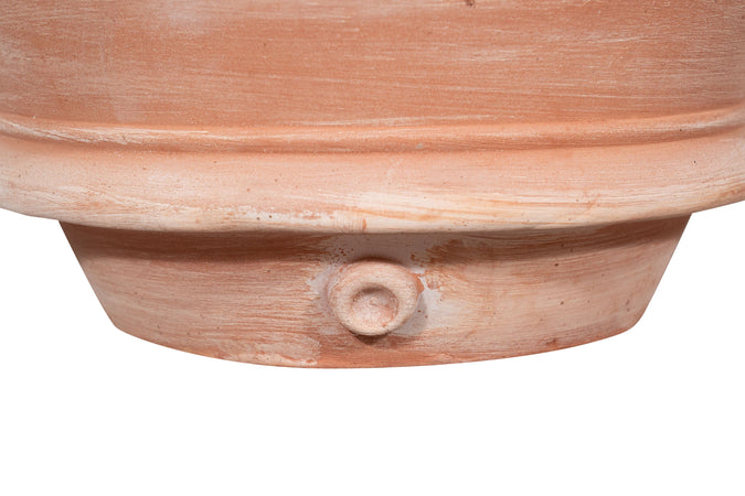 Biscottini Biscottini Orcio Vaso Conca Terracotta Toscana Antigeliva D43x55 Fatto a Mano