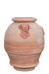 Biscottini Biscottini Orcio Vaso Conca Terracotta Toscana Antigeliva D43x55 Fatto a Mano