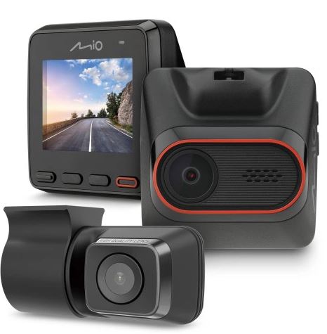 dash cam mio full hd hdr gps con retrocamera e parking mode
