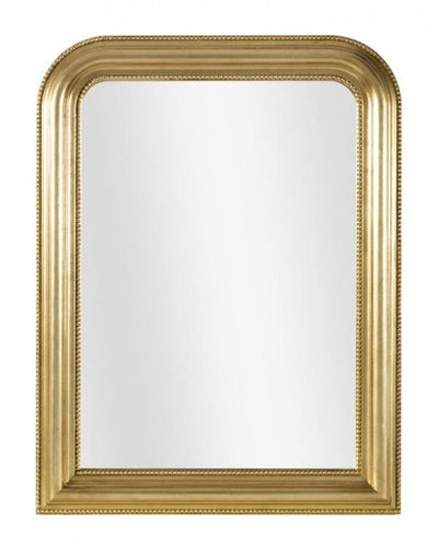 MOBILI2G - Specchiera in foglia oro rettangolare Misure: L. 66 x H. 86 x P. 4