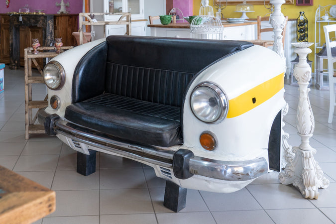 Biscottini Biscottini Divano Ferro frontale macchina originale 160x84x84 Pezzo Unico Design