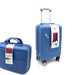 Valigia Rigida Trolley Bagaglio a Mano con BeautyCase Ruote staccabili 45x36x20cm