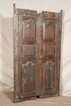 Biscottini Porta portone in legno massello e ferro da interno o da esterno vecchia e antica medievale scorrevole
