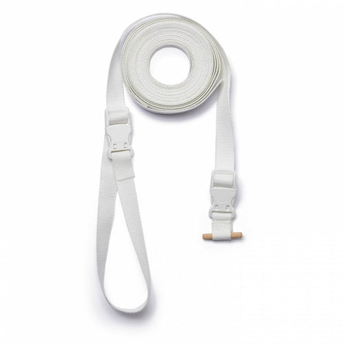 Set Cinghie Lunghe Side by Side Leander -Bianco