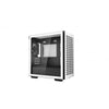 DeepCool CH370 WH Mini Tower Bianco (DeepCool CH370 WH, White, Mini Tower Chassis w/ Tempered Glass Window, 1x 120mm Fan, 2x USB 3.0, mATX/mITX)