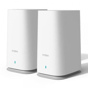 Strong MESHKIT2100UK Dual-band [2.4 GHz/5 GHz] Wi-Fi 5 [802.11ac] Bianco 2 Interno (Strong MESHKIT2100UK[DUO] AC2100 Whole Home Wi-Fi Mesh System [2 Pack] - 3,300sq.ft Coverage)