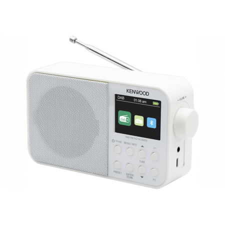 Radiosveglia Digitale Portatile CR-M30DAB DAB / DAB+ / FM RDS Bluetooth Colore Bianco