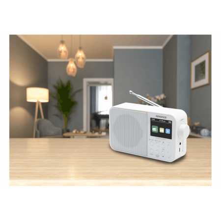 Radiosveglia Digitale Portatile CR-M30DAB DAB / DAB+ / FM RDS Bluetooth Colore Bianco
