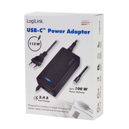 Alimentatore da Tavolo 1x USB-C PD e 1x USB-A 112W