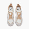 Emanuelle Vee sneakers donna Bice in pelle e tessuto white-carne 302 17