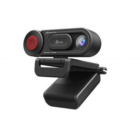 j5create JVU250-N Webcam HD con commutazione di messa a fuoco automatica e manuale (HD WEBCAM WITH AUTO MANUAL - FOCUS SWITCH BLACK)