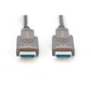 Digitus Cavo in fibra ottica ibrido 4K - HDMI AOC con 10m connettore rimovibile (10M 4K HDMI AOC CABLE - 4KX2K60HZ DETOUCABLE PLUGS)
